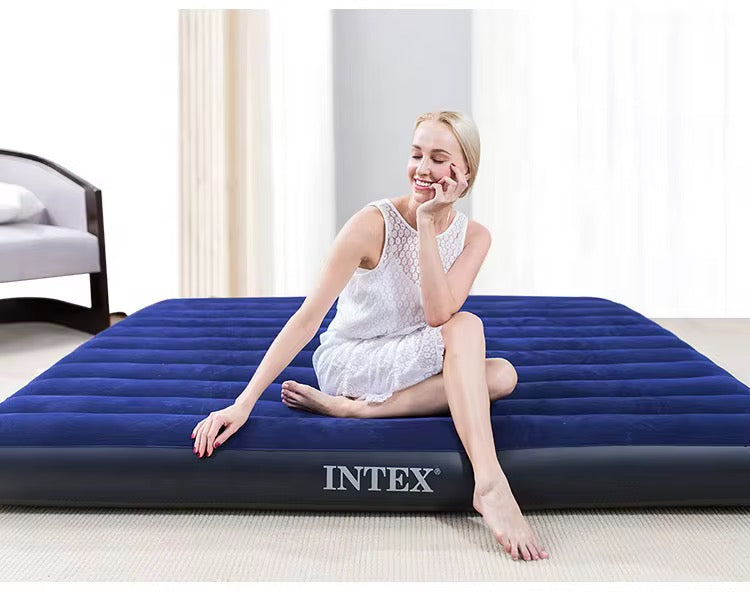 🛏️💙 Matelas Gonflable Confort – Prêt en Quelques Minutes ! 💨✨